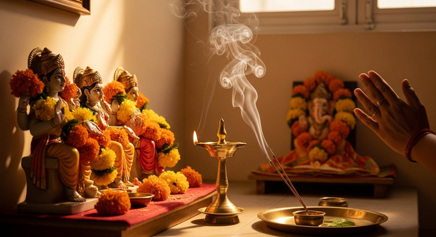 Daily Puja Vidhi at Home: Morning & Evening Rituals for Peace and Prosperity