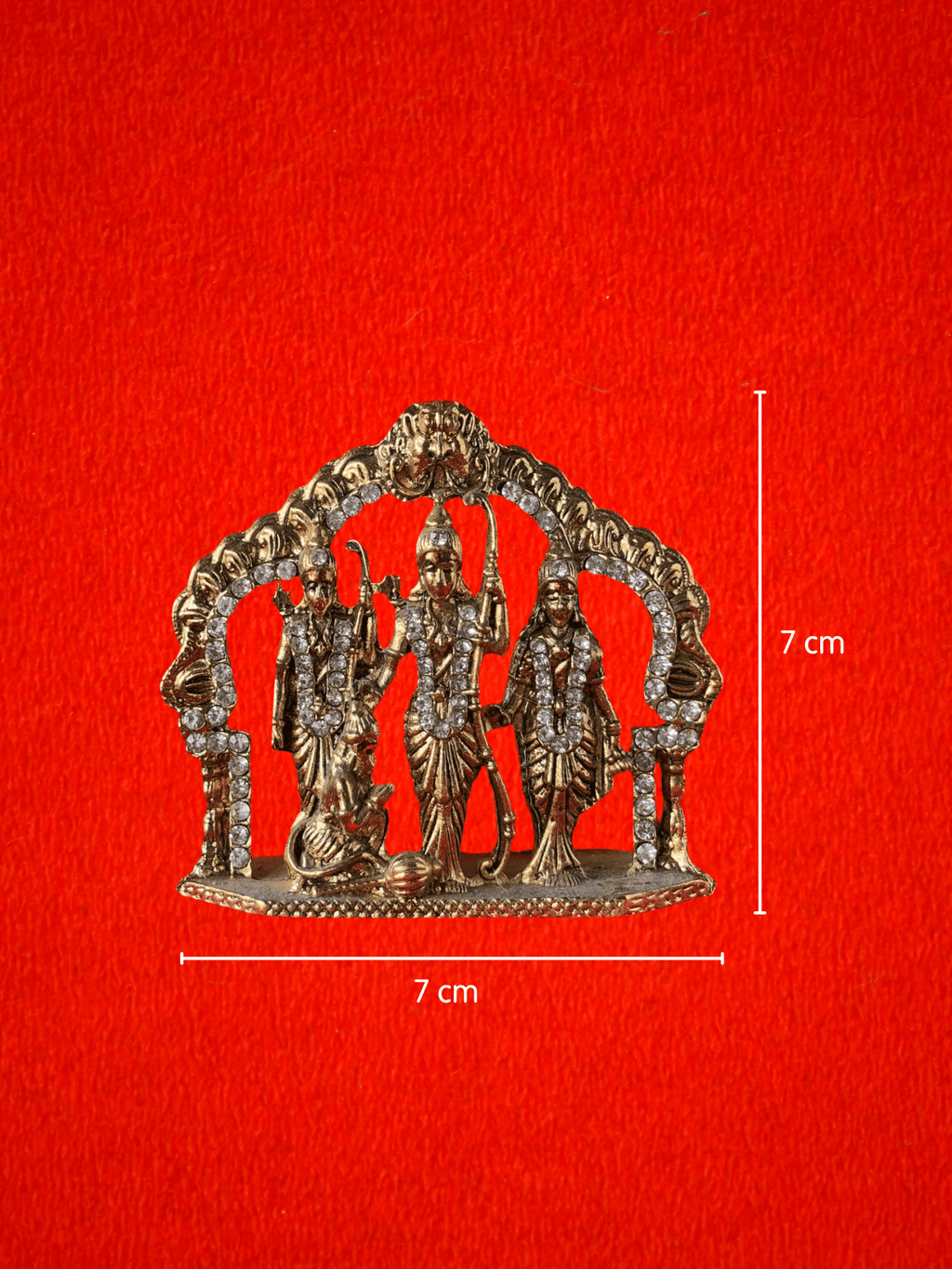 Shri Ram Darbar Divine Jewel Idol – Car Dashboard / Office / Home