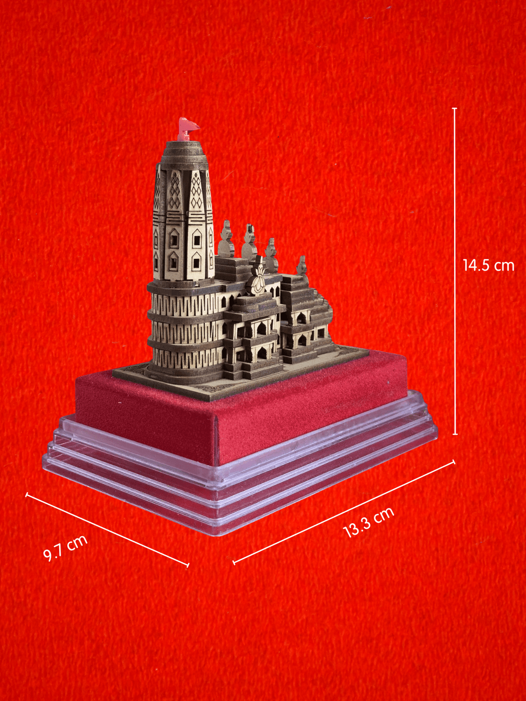 Wooden Miniature of Shri Ram Mandir