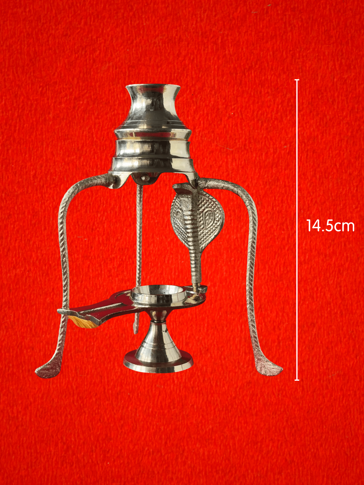 Brass Shivlinga Stand – Complete Setup for Home Temple