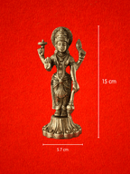 Shri Hari Vishnu Brass Idol - 6 inch | 525 gm