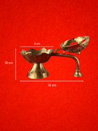 Designer Pure Brass Guggal Burner with Lid