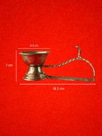 Pure Brass Guggal Burner with Handle