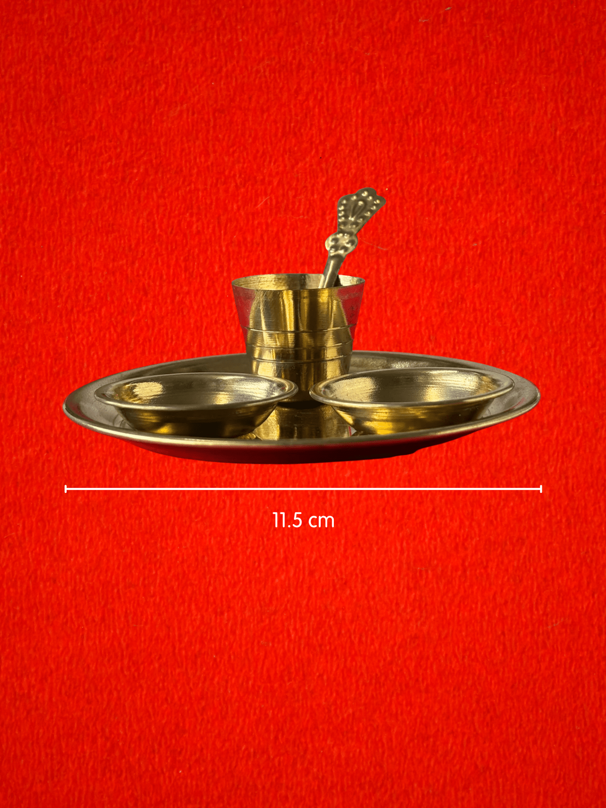 Pure Brass Bhog Thali Set