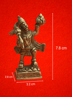 Sanjeevani Hanuman Ji Brass Statue - 3 inch | 145 gm