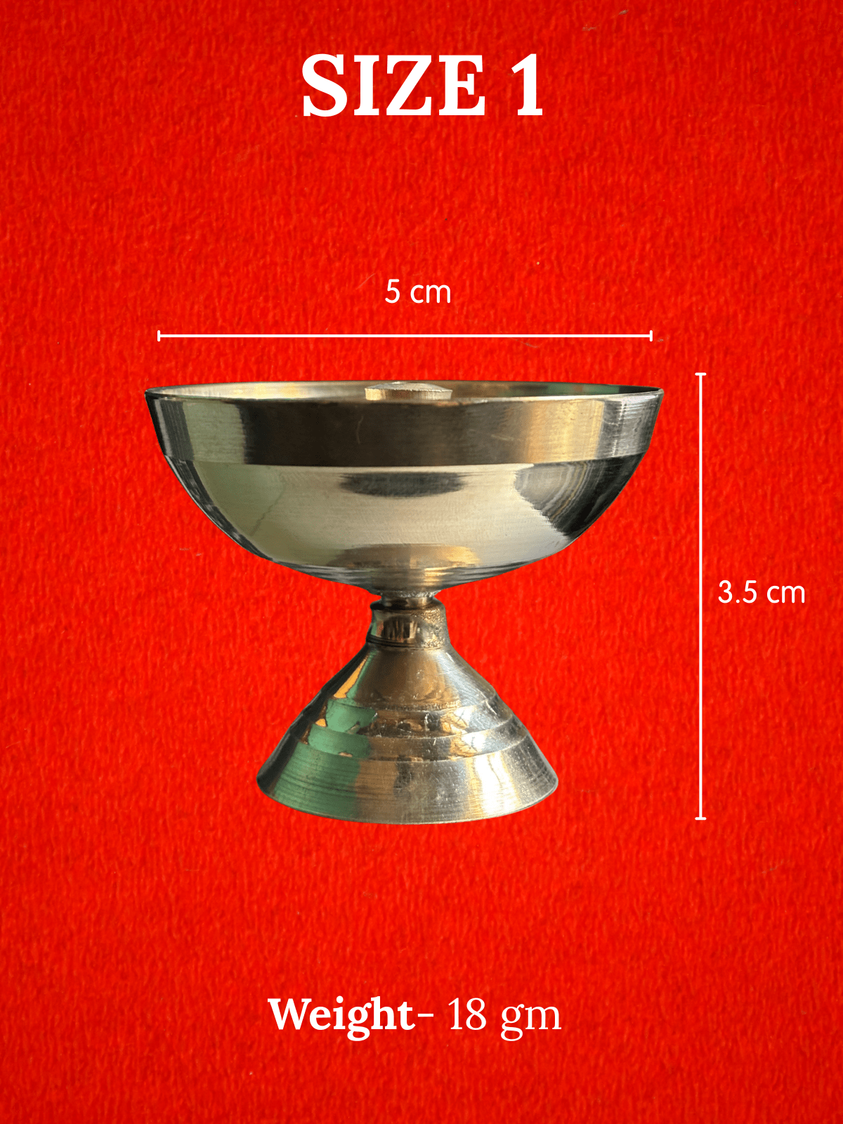 Pure Brass Akhand Payali Diya