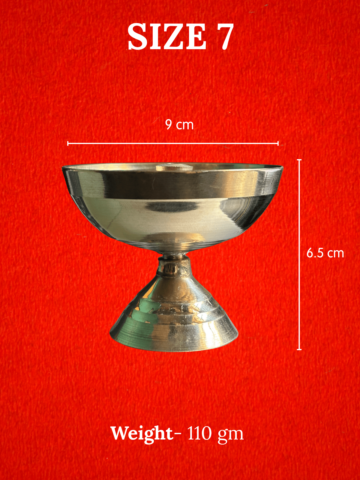 Pure Brass Akhand Payali Diya