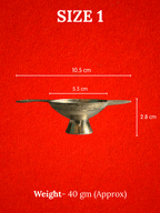 Pure Brass Lakshmi Deep Aarti Diya