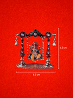 Shri Ganesha on Jewel Studded Swing - Car Dashboard / Office / Home