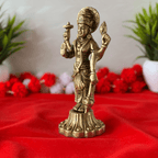 Shri Hari Vishnu Brass Idol - 6 inch | 525 gm