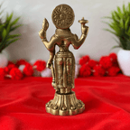 Shri Hari Vishnu Brass Idol - 6 inch | 525 gm