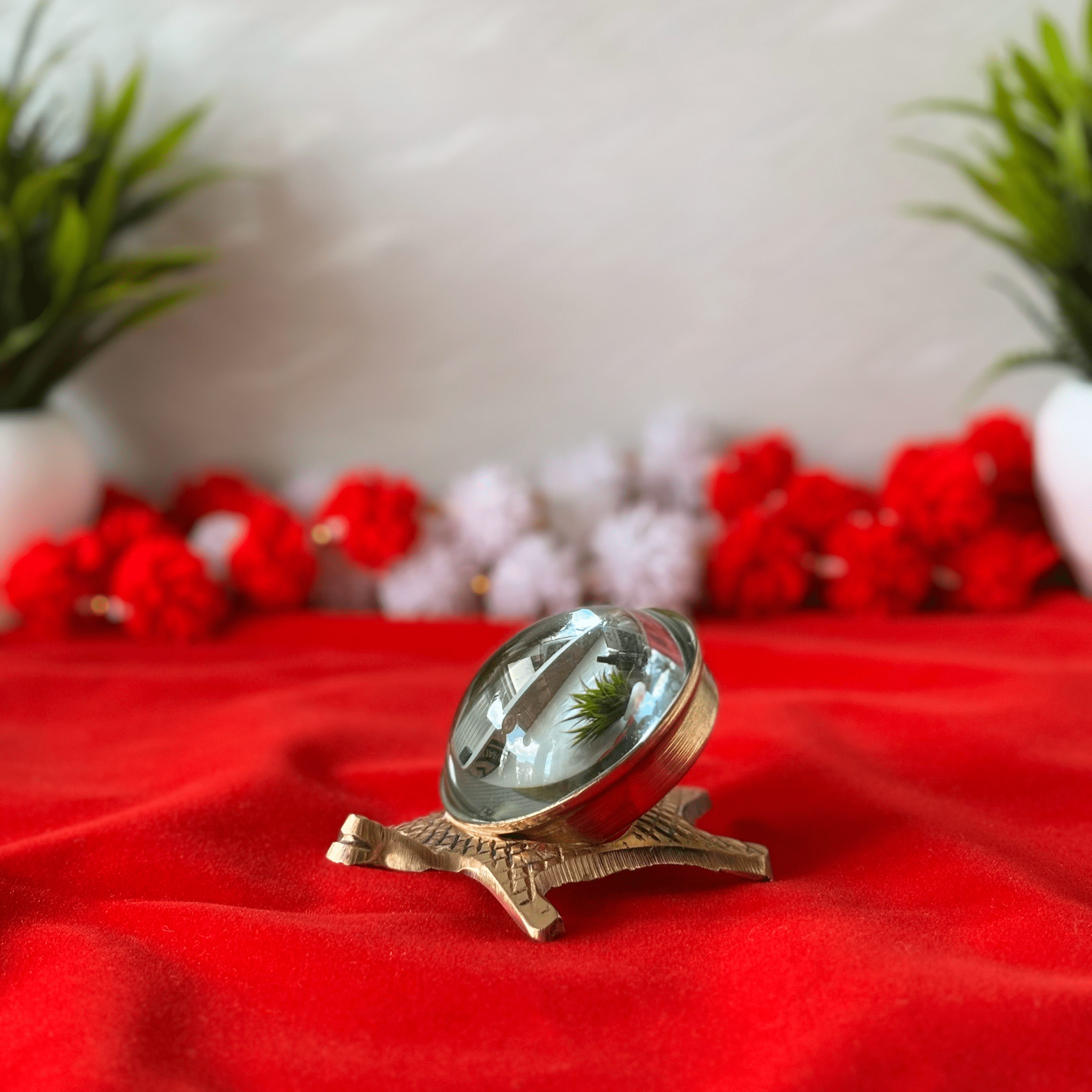 Vastu Turtle with Shri Yantra, Kuber Yantra, and Vyapar Vriddhi Yantra