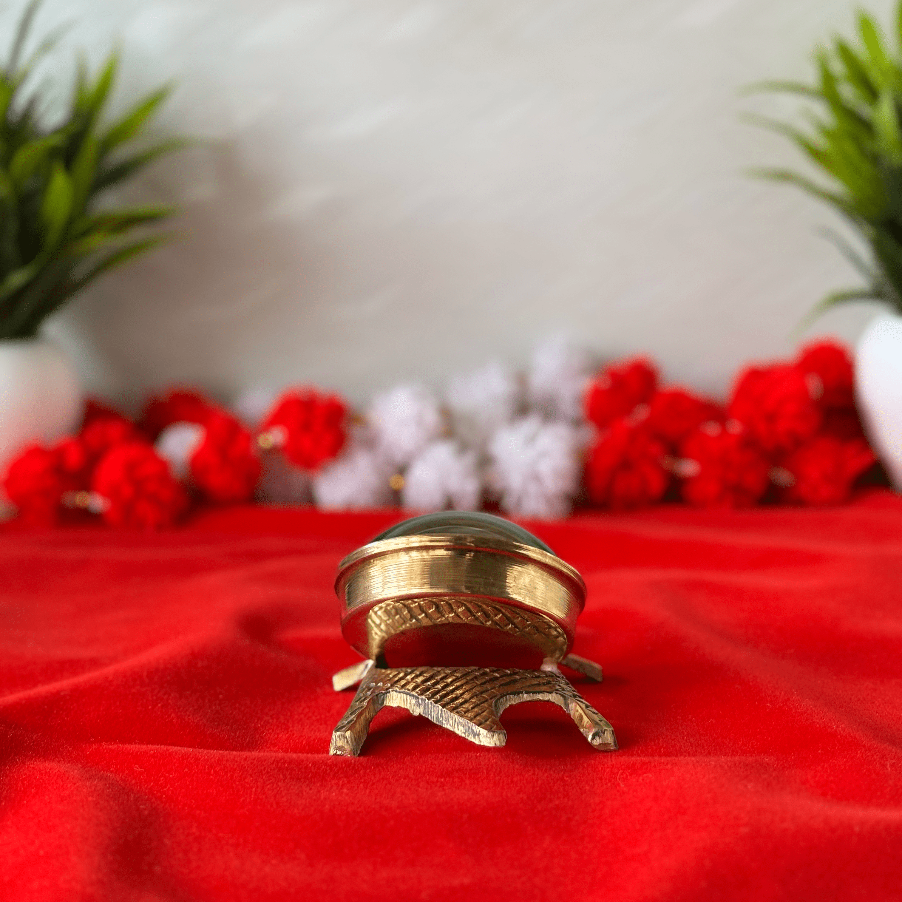 Vastu Turtle with Shri Yantra, Kuber Yantra, and Vyapar Vriddhi Yantra