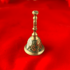 Engraved Colourful Brass Pooja Bell