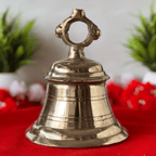 Pure Brass Temple Bell  - Traditional Mandir Ghanta
