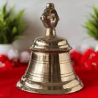 Pure Brass Temple Bell  - Traditional Mandir Ghanta