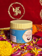 Satya Sanatani Puja Camphor 100gm jar with pure camphor and puja flowers