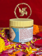 Satya Sanatani Puja Camphor 100gm jar with pure camphor and puja flowers