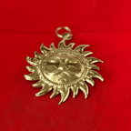 Brass Surya Dev Wall Hanging