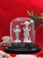 Pure Silver Plated Lakshmi Narayan Idol