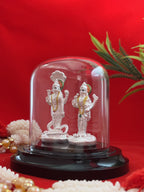 Pure Silver Plated Lakshmi Narayan Idol