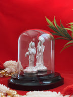 Pure Silver Plated Lakshmi Narayan Idol