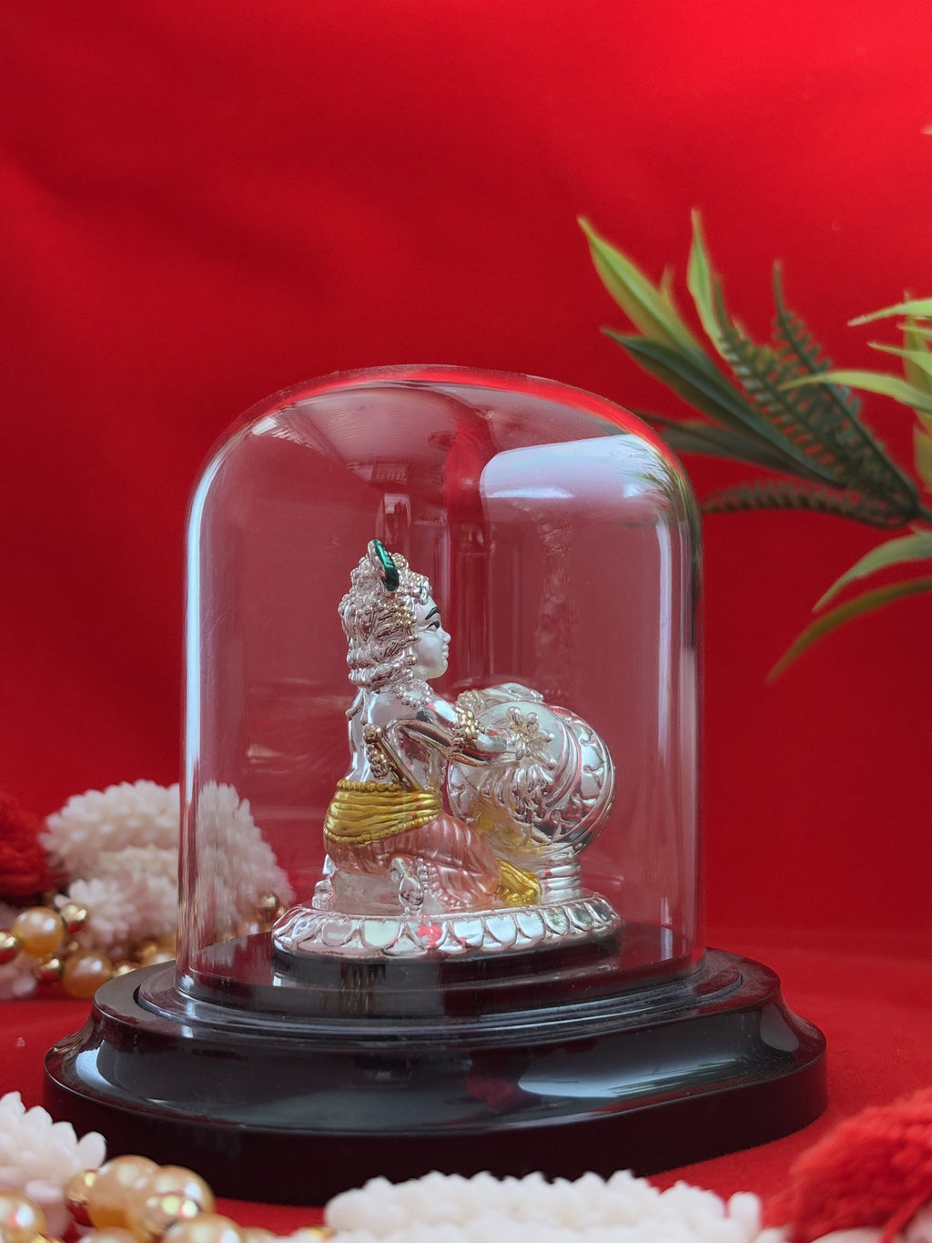 Pure Silver Plated Little Kanha Idol