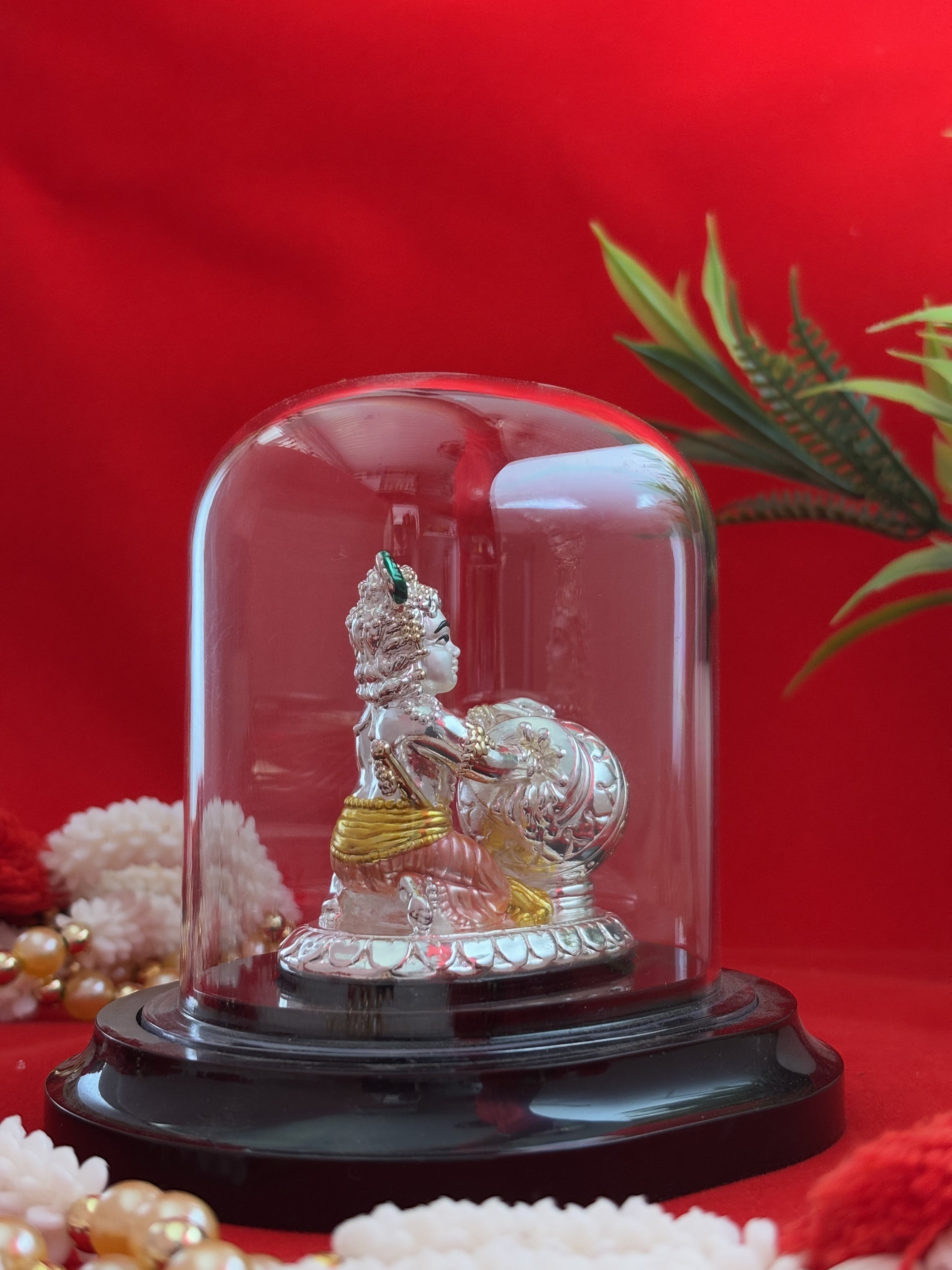 Pure Silver Plated Little Kanha Idol
