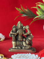 Shiv Parivar Brass Idol - 2.36 inch | 215 gm