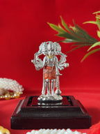 Pure Silver Plated Shri Panchmukhi Hanuman Idol
