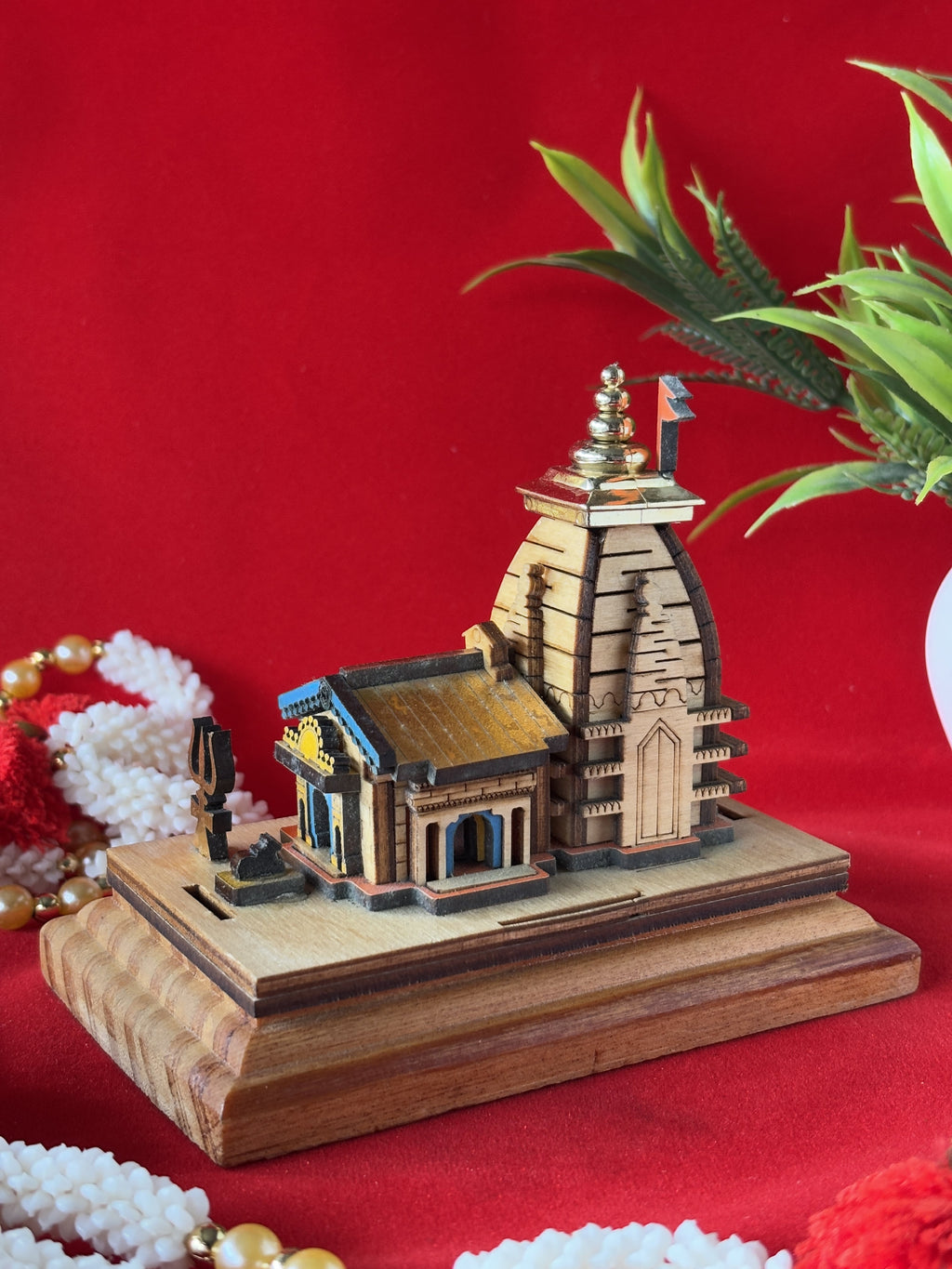 Wooden Miniature of Shri Kedarnath Dham