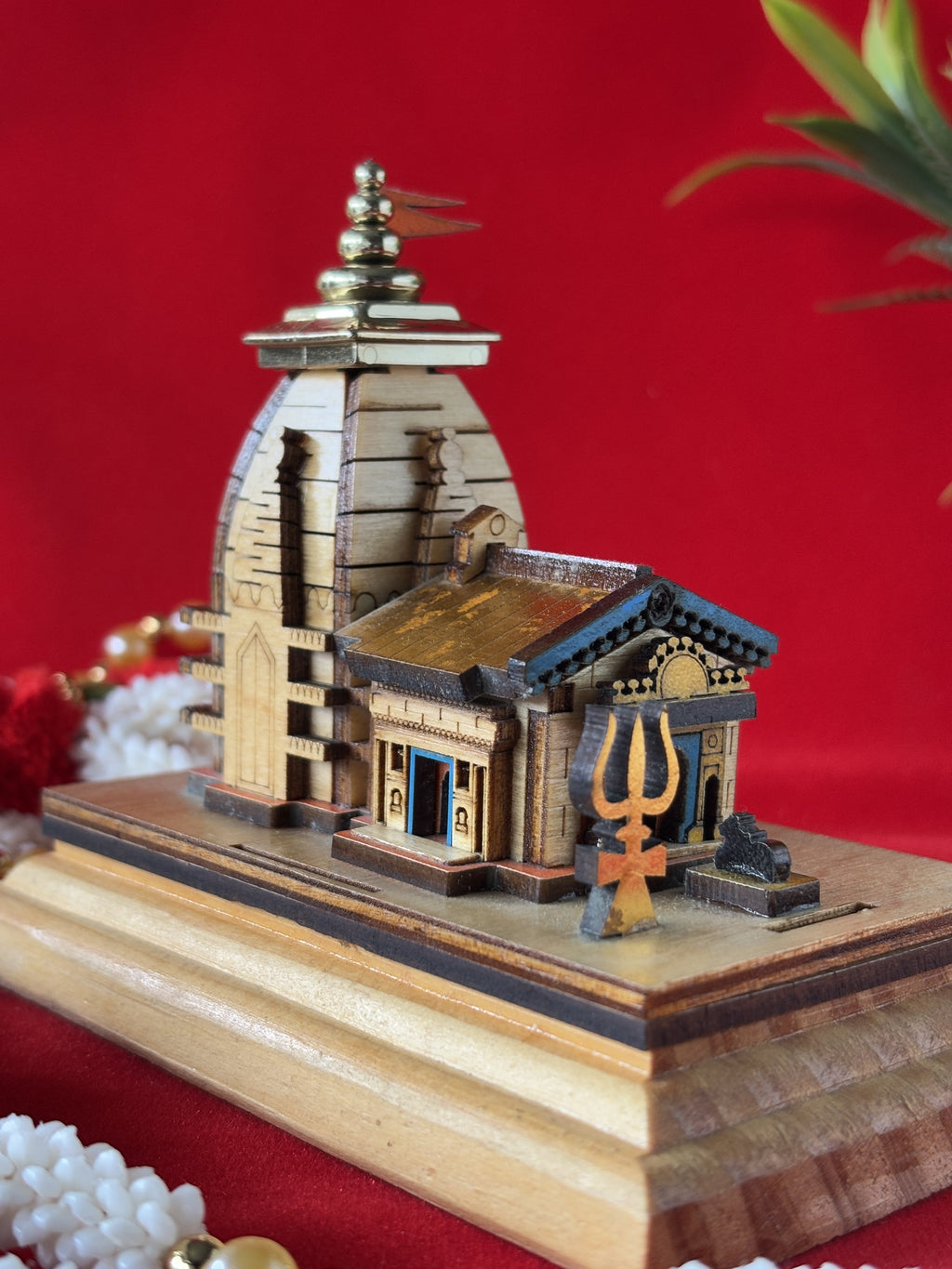 Wooden Miniature of Shri Kedarnath Dham