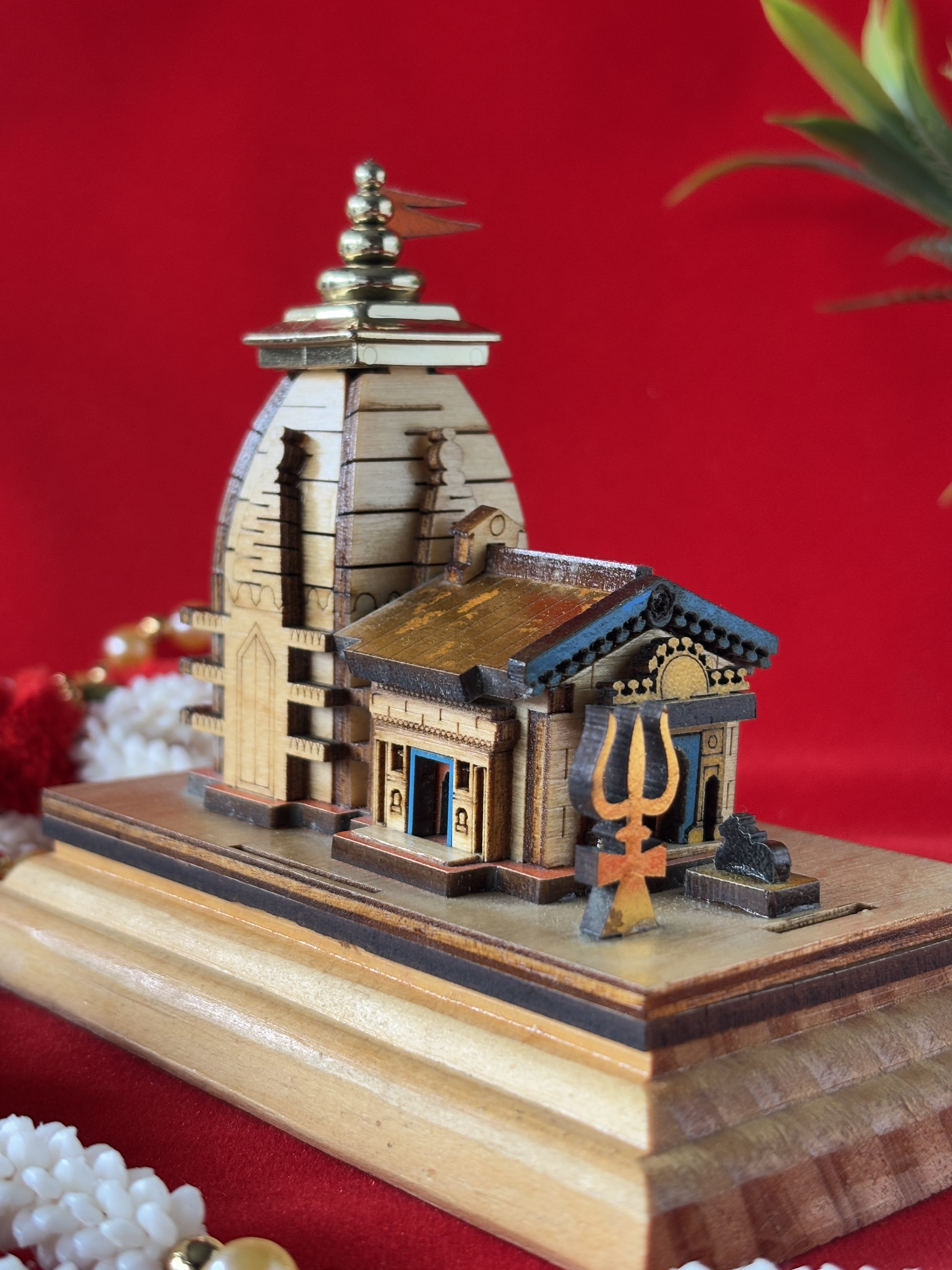 Wooden Miniature of Shri Kedarnath Dham