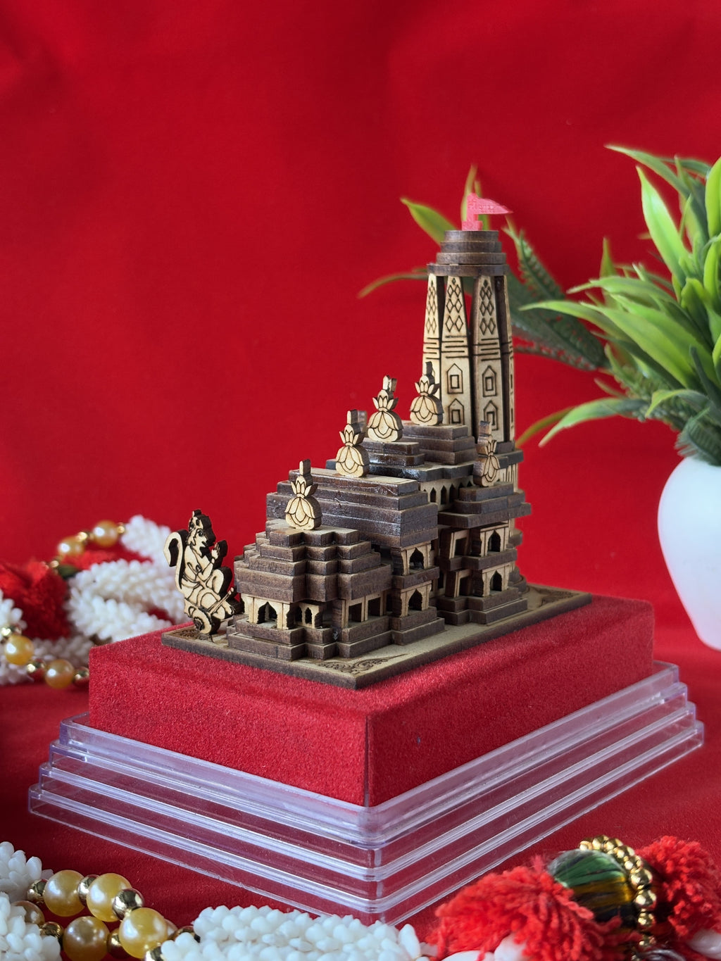 Wooden Miniature of Shri Ram Mandir