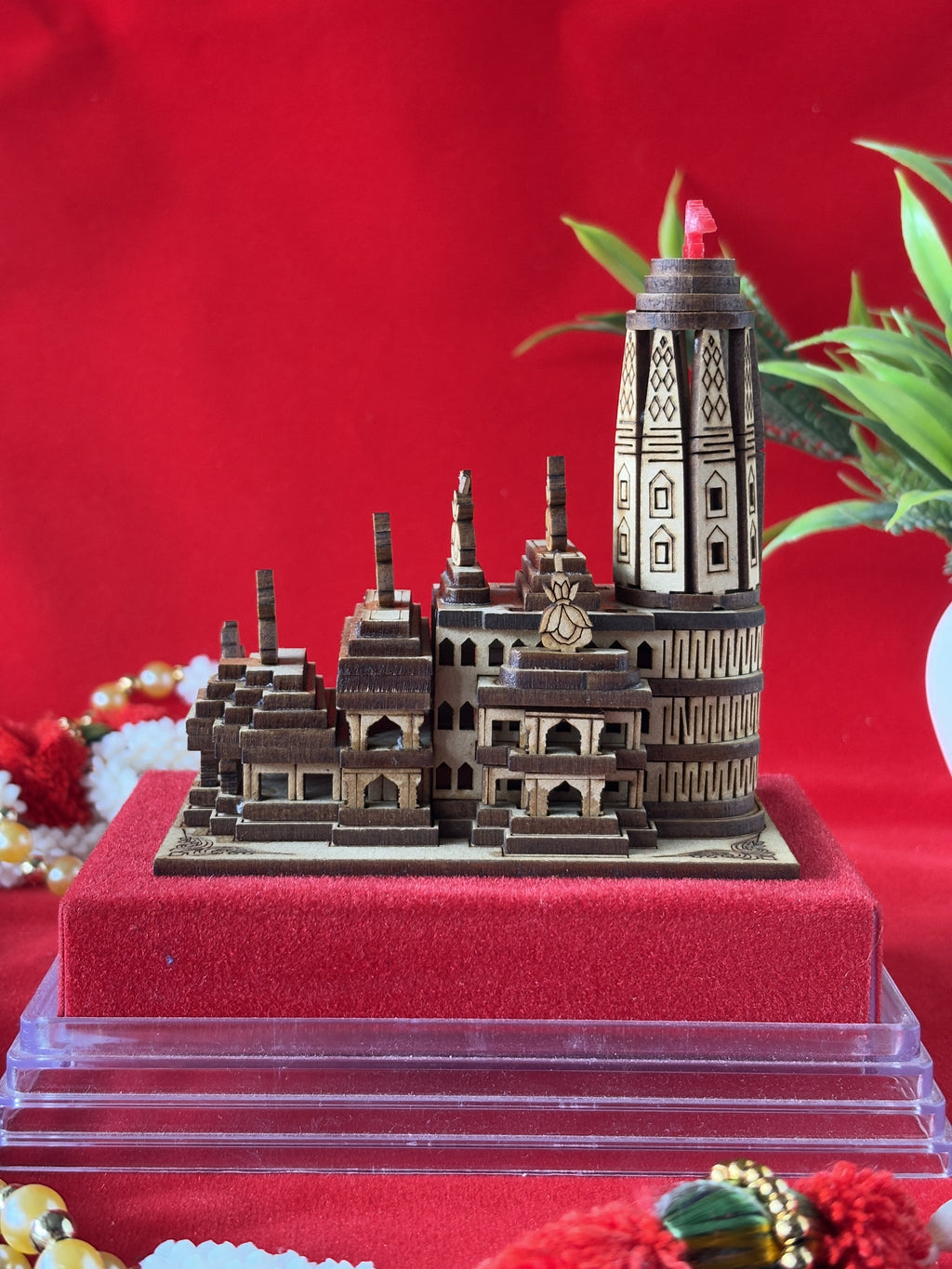 Wooden Miniature of Shri Ram Mandir