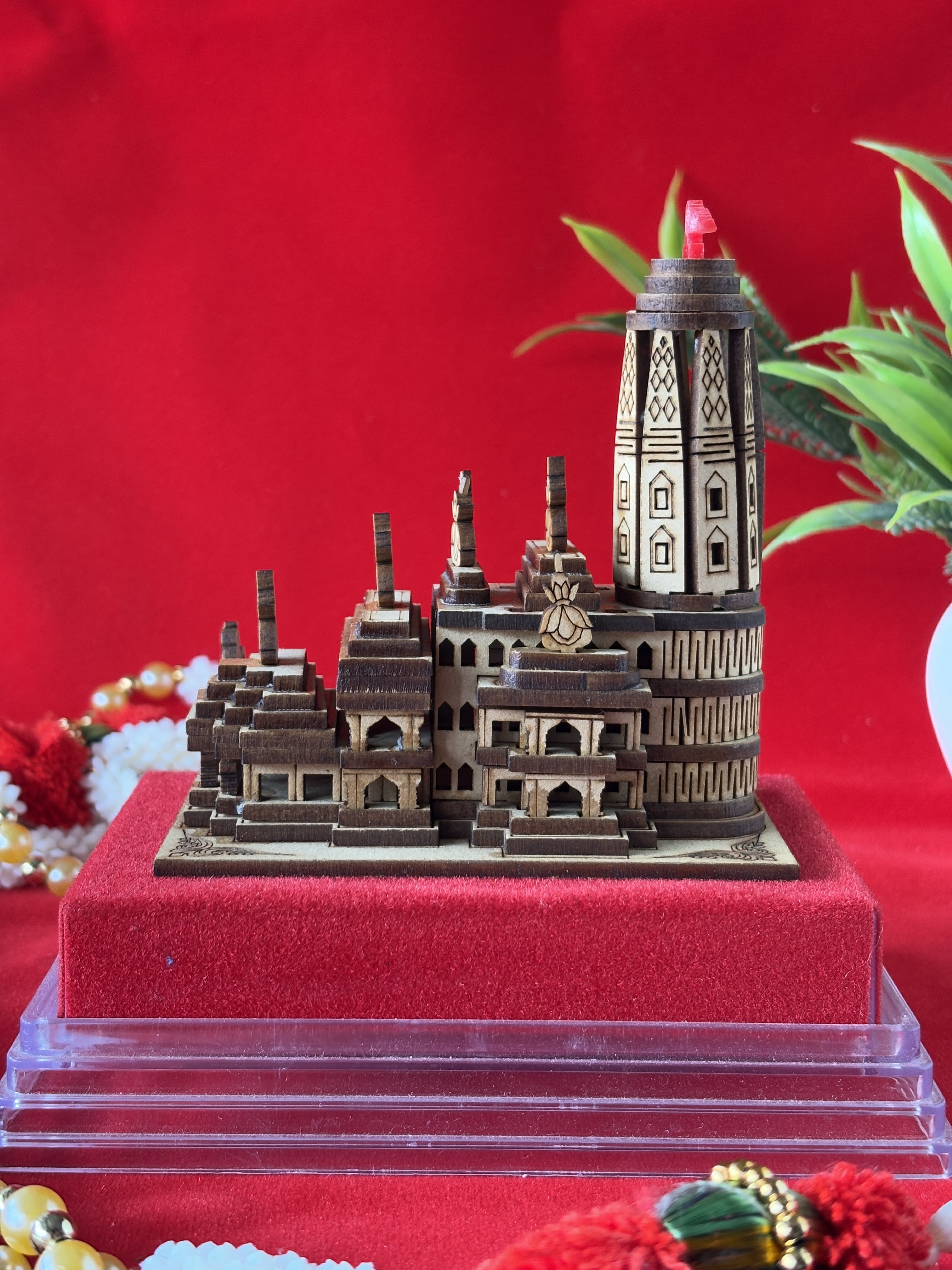 Wooden Miniature of Shri Ram Mandir