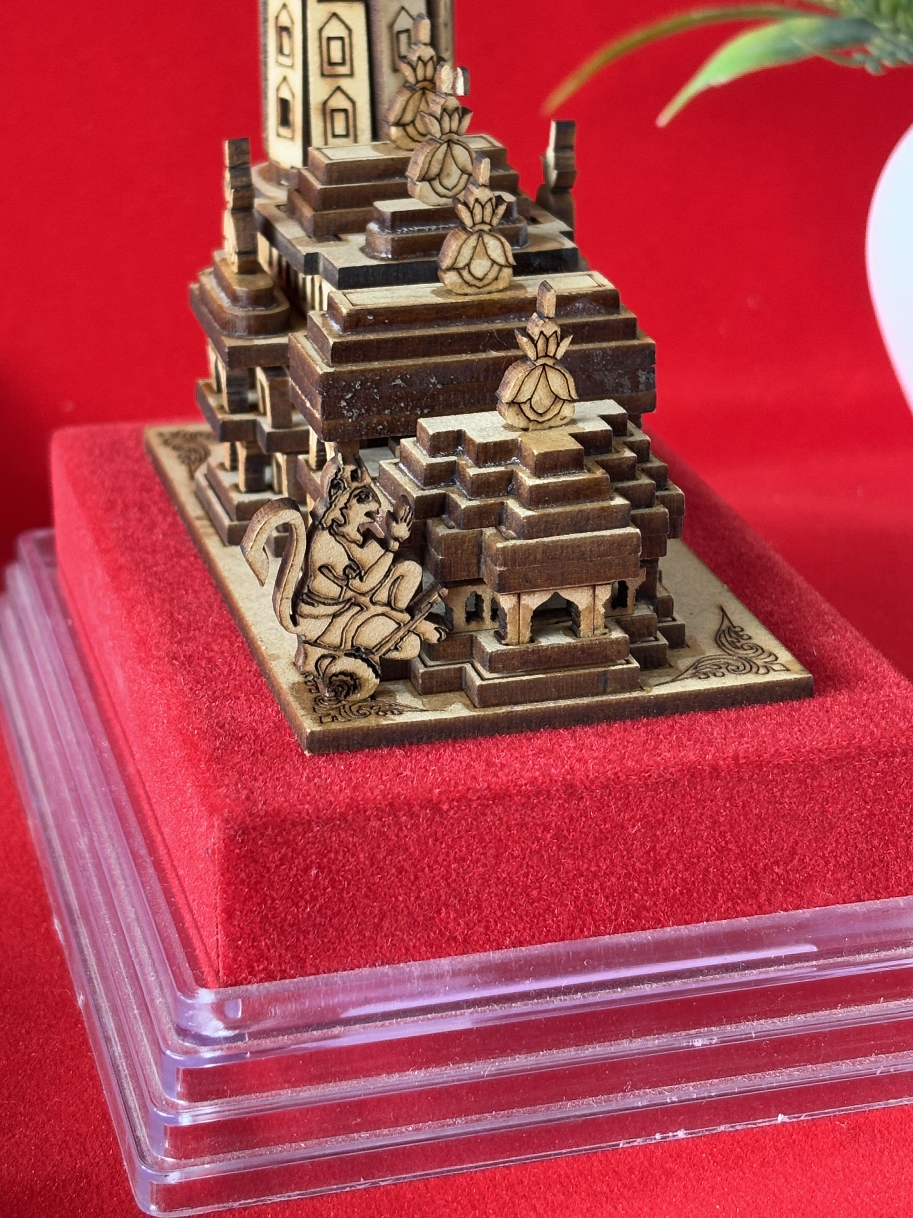 Wooden Miniature of Shri Ram Mandir