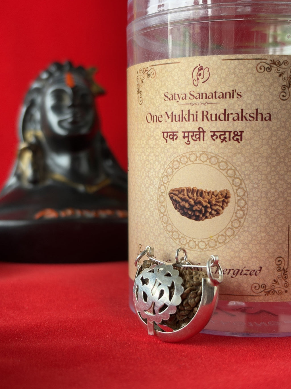 Original 1 Mukhi Rudraksha Pendant