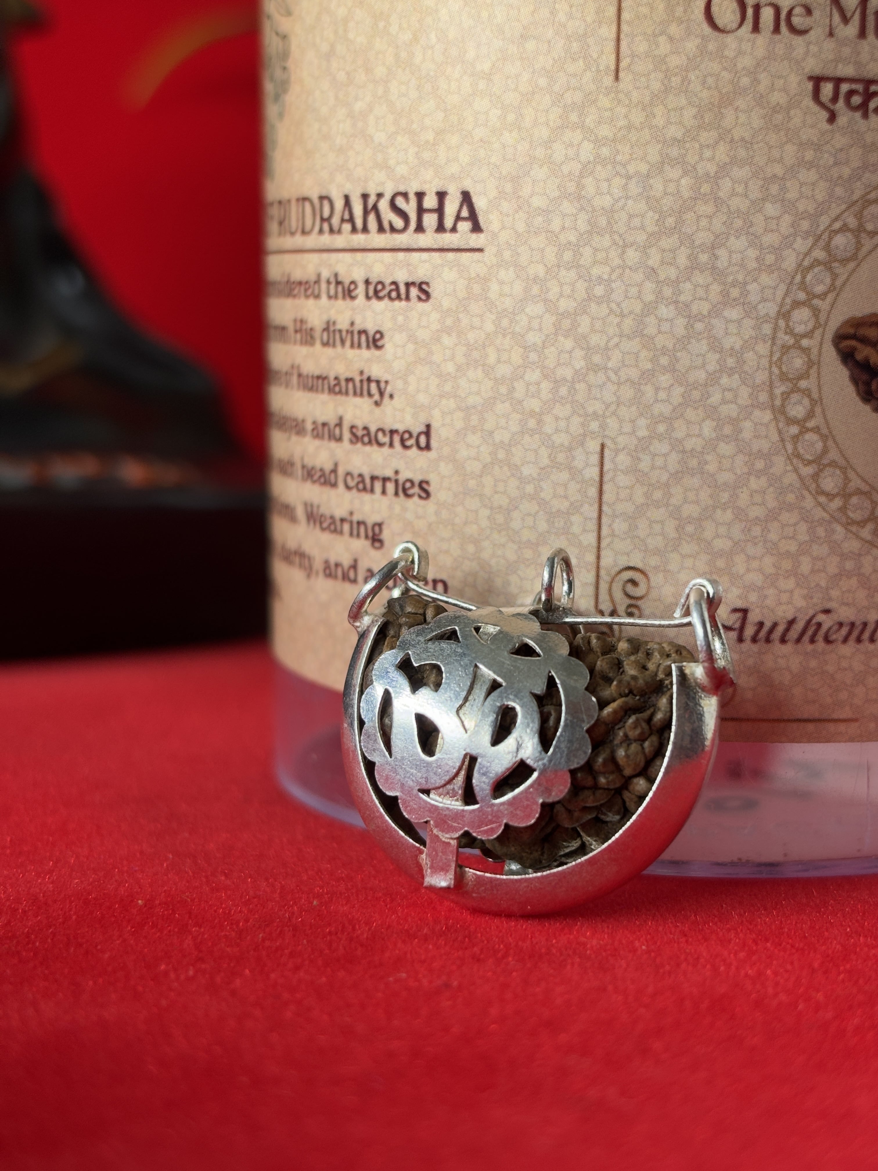 Original 1 Mukhi Rudraksha Pendant