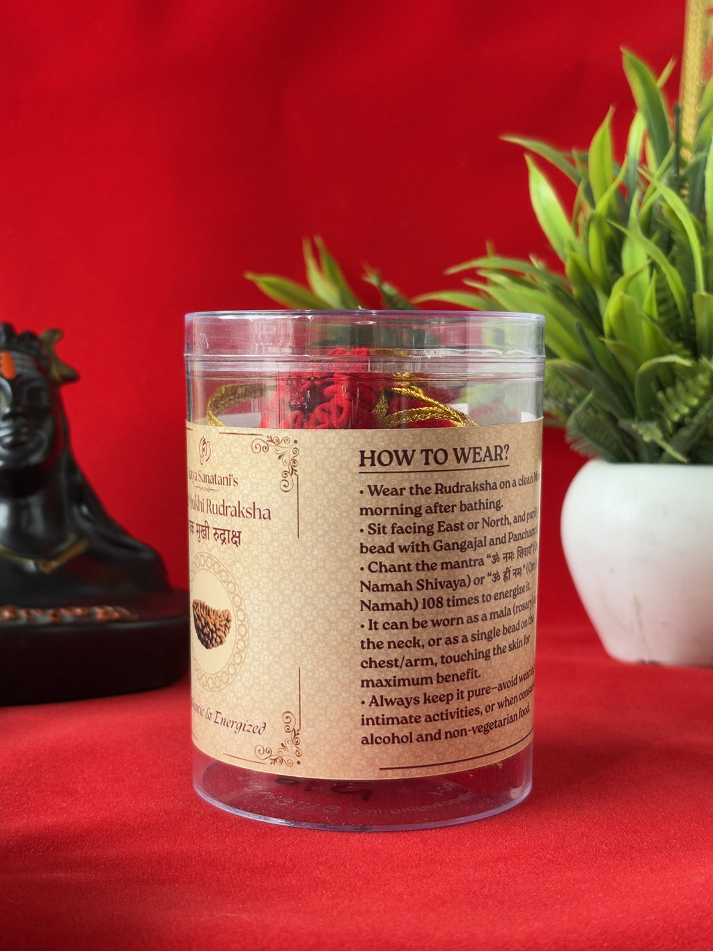 Original 1 Mukhi Rudraksha Pendant