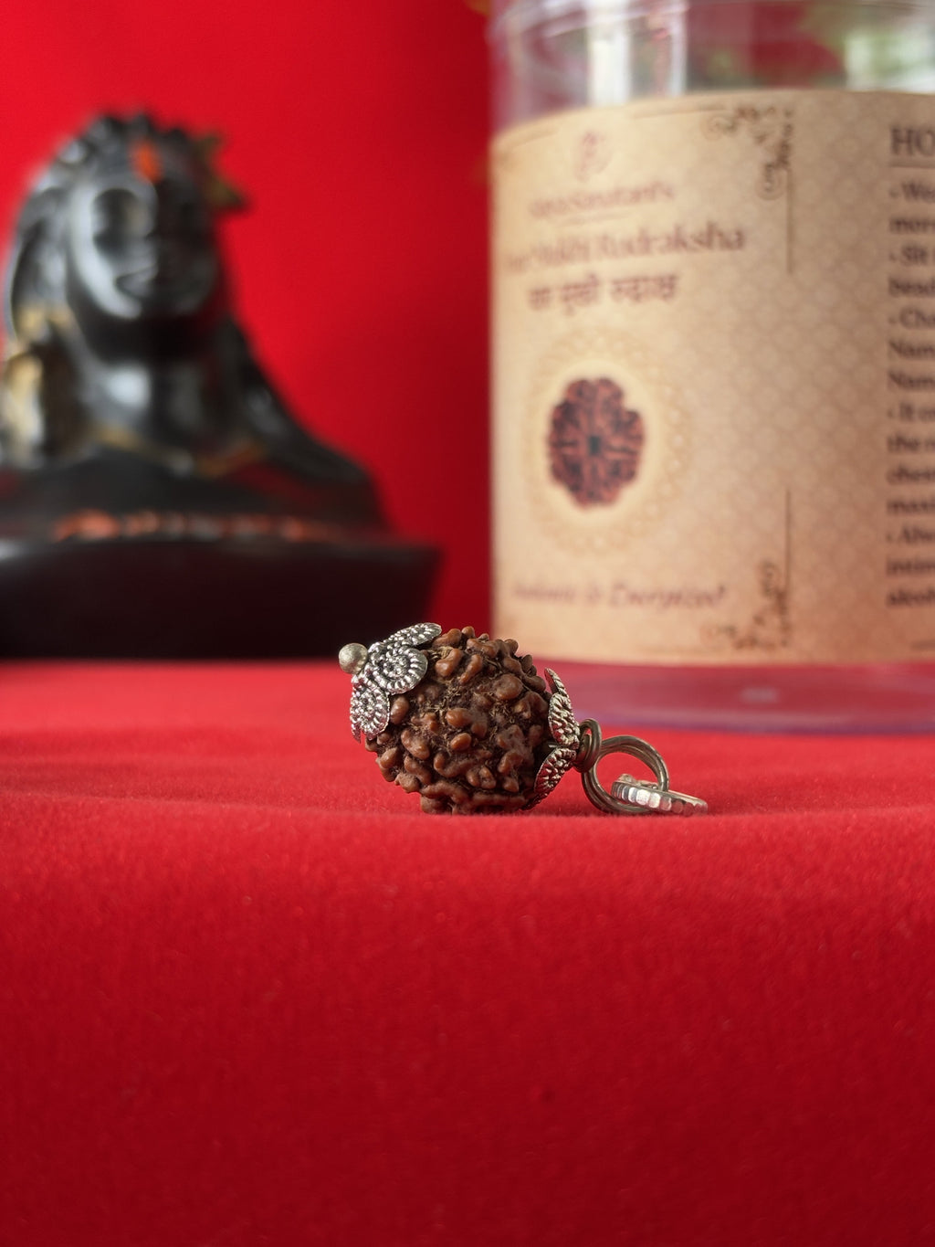 Original 4 Mukhi Rudraksha Pendant