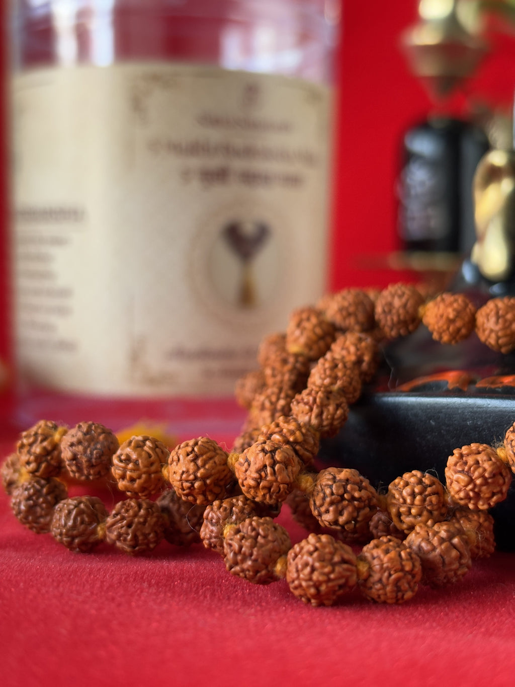 Original 5 Mukhi Rudraksha Mala (8–10mm beads)