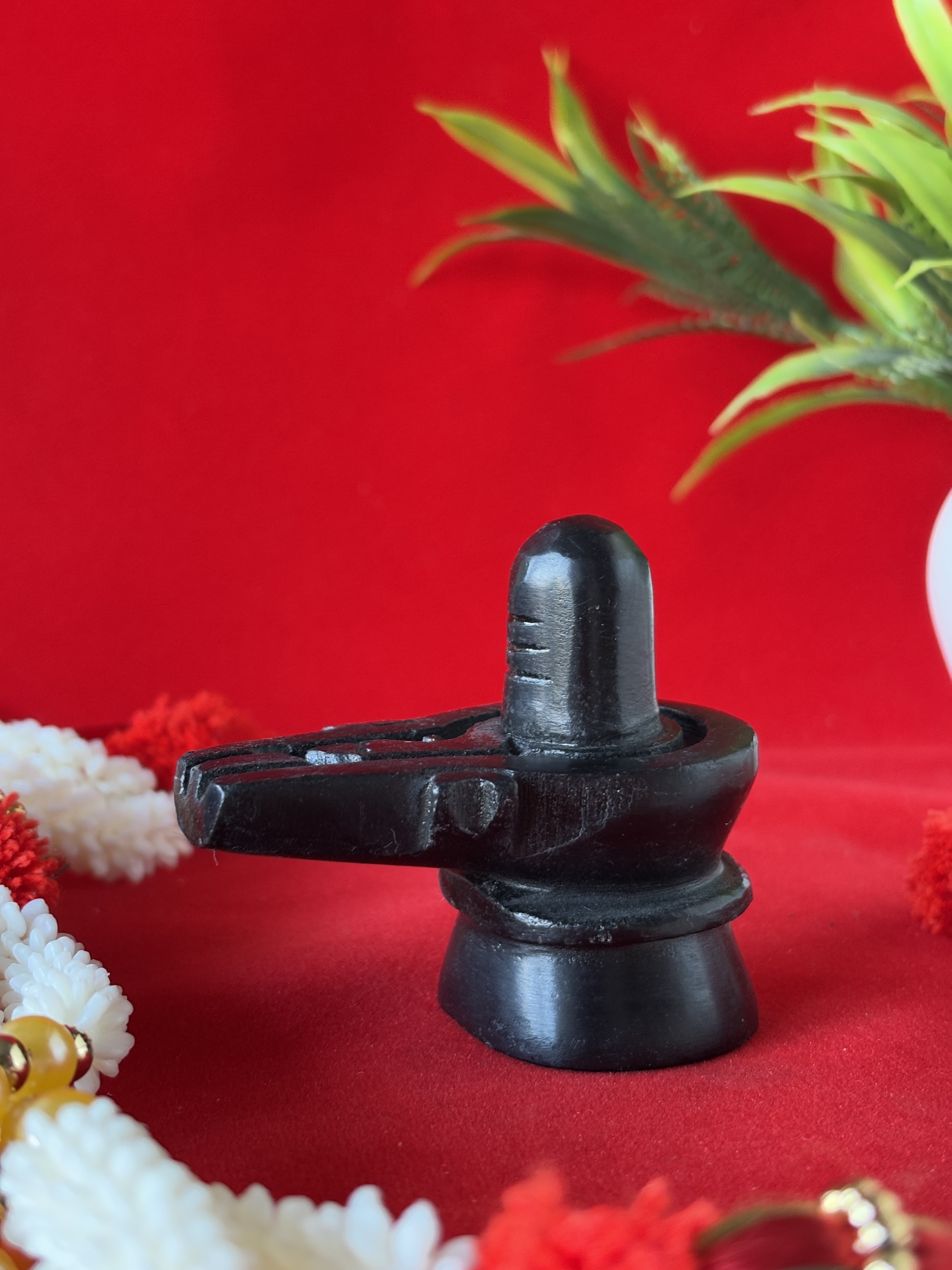 Black Marble Shivlingam