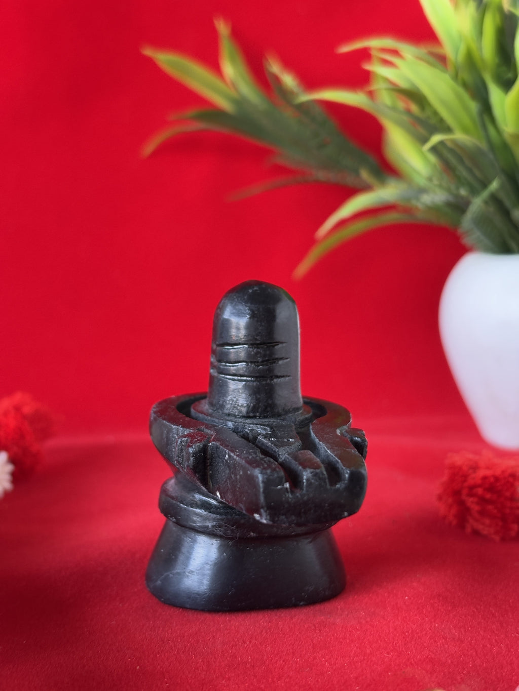 Black Marble Shivlingam