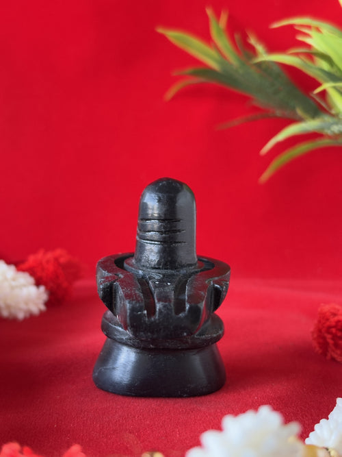 Black Marble Shivlingam