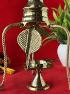 Brass Shivlinga Stand – Complete Setup for Home Temple