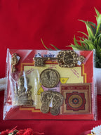 Shri Lakshmi Kuber Puja Yantra Complete Set with Kuber Chalisa