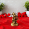 Hanuman Ji Brass Idol - Sitting Pose left