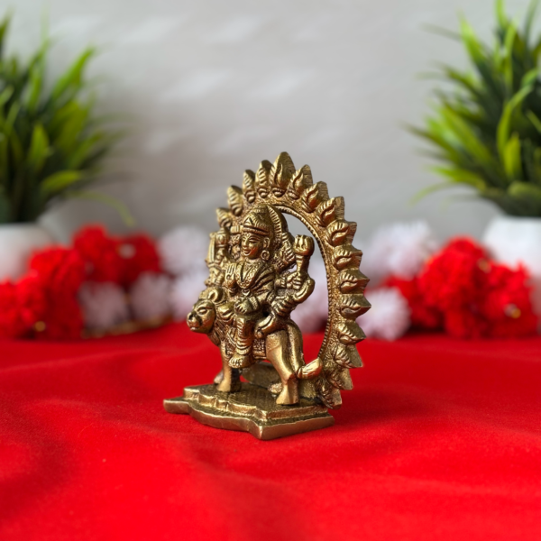 Maa Durga Brass Idol Right