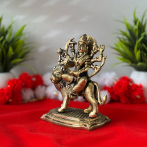 Maa Durga Brass Idol Right